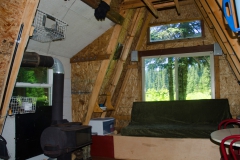 Cabin Interior - Wood Burning Stove