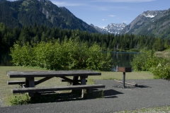 Picnic Bench and Bar-b-que
